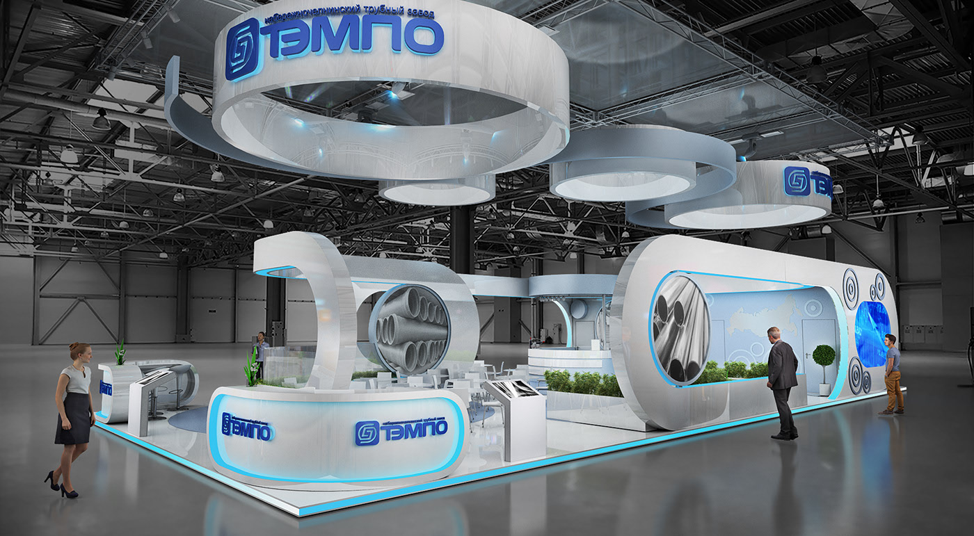 國外展臺設(shè)計效果圖