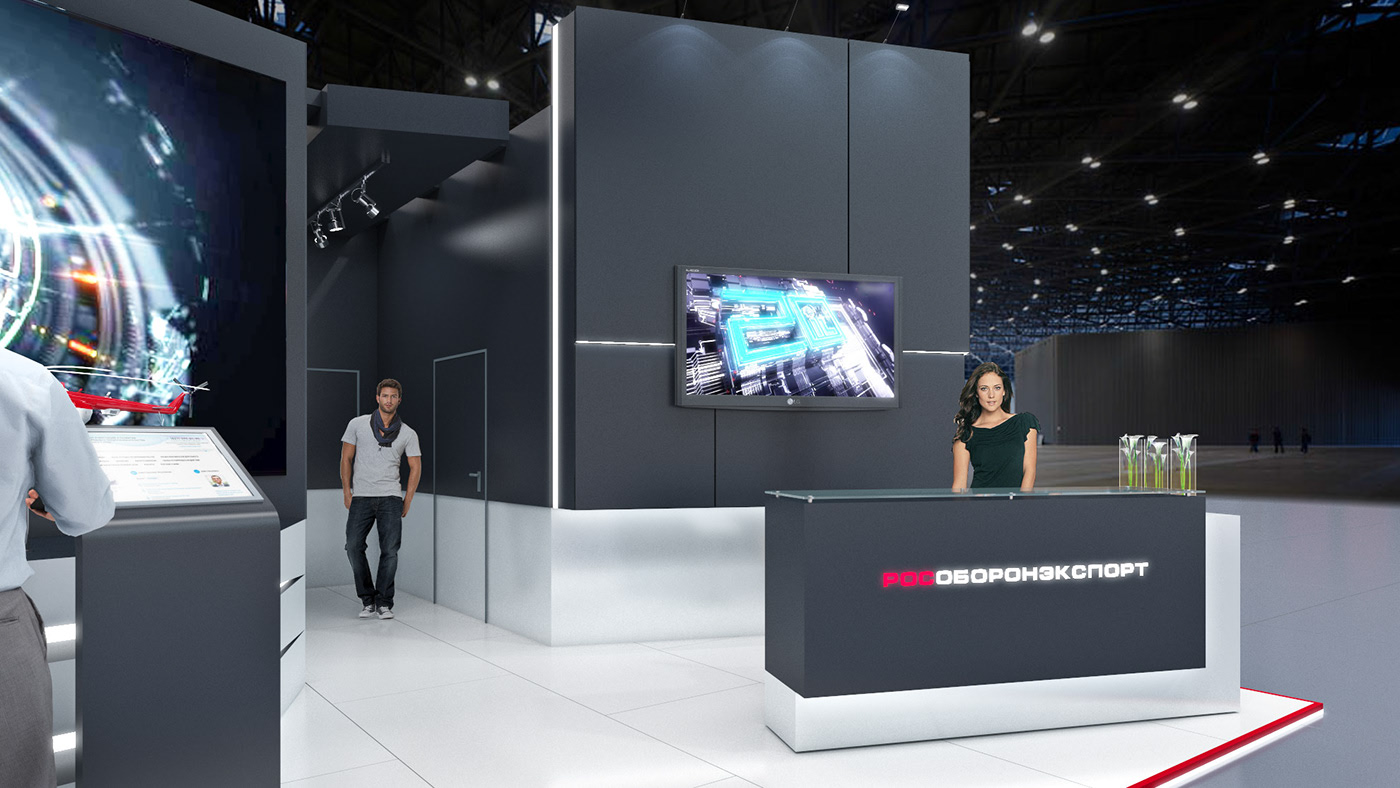 國外吊點(diǎn)展臺設(shè)計(jì)