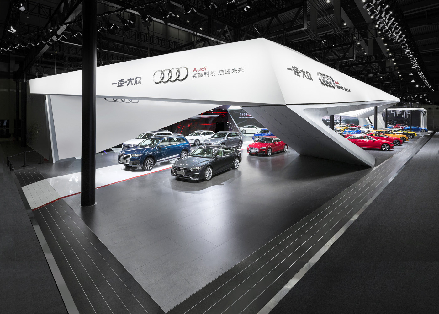 AUDI國外展臺(tái)設(shè)計(jì)
